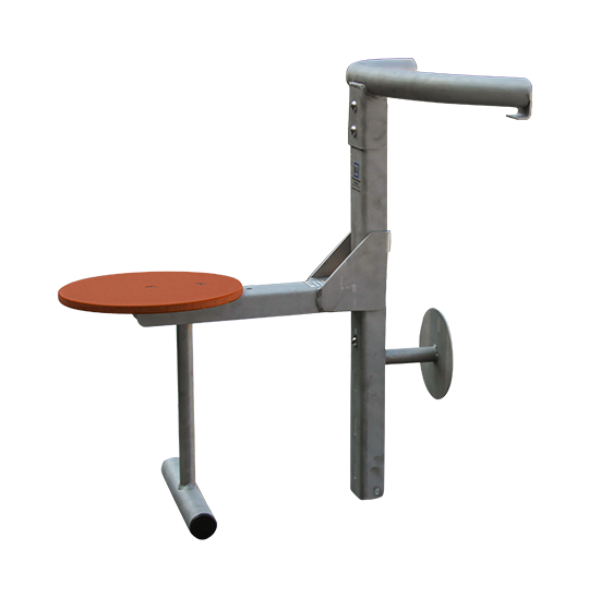 Dock Stool in Orange